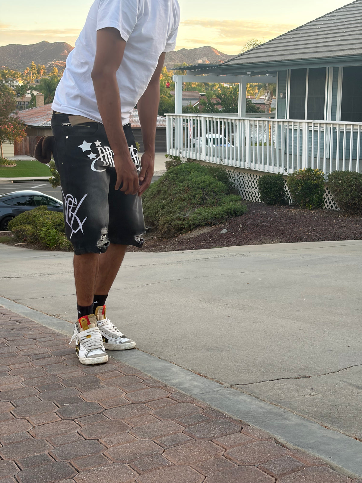 DCR PREMIUM DISTRESSED JORTS