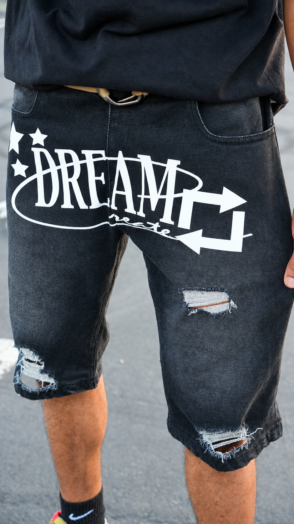 DCR PREMIUM DISTRESSED JORTS